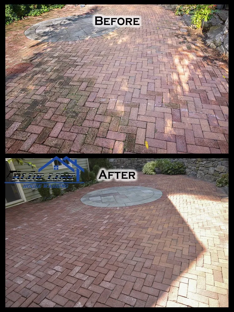 Slide of Blue Line House Washing