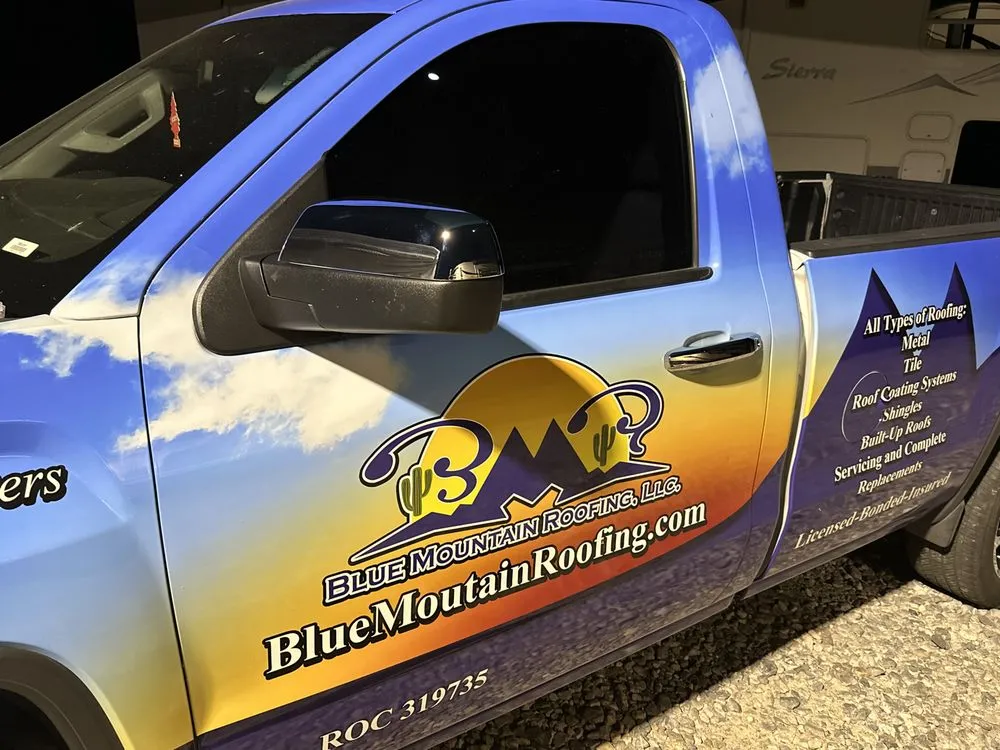 Slide of Blue Mountain Roofing