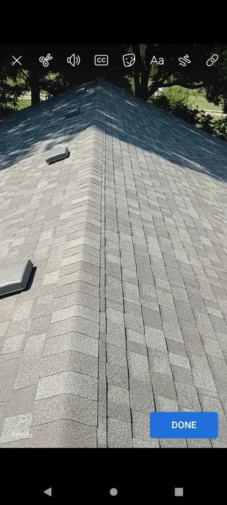 Slide of Blue Peaks Roofing