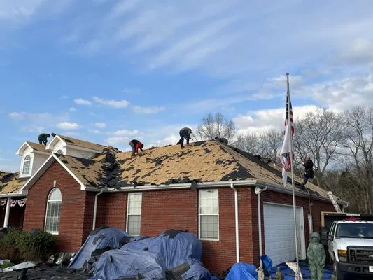 Blue Raider Roofing Logo