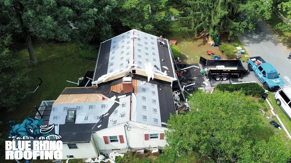 Slide of Blue Rhino Roofing