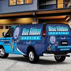 Blue Ribbon Roofing Logo