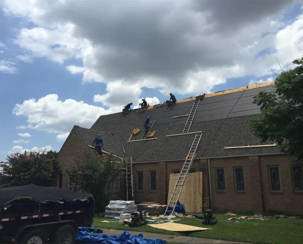 Slide of Blue Ribbon Roofing