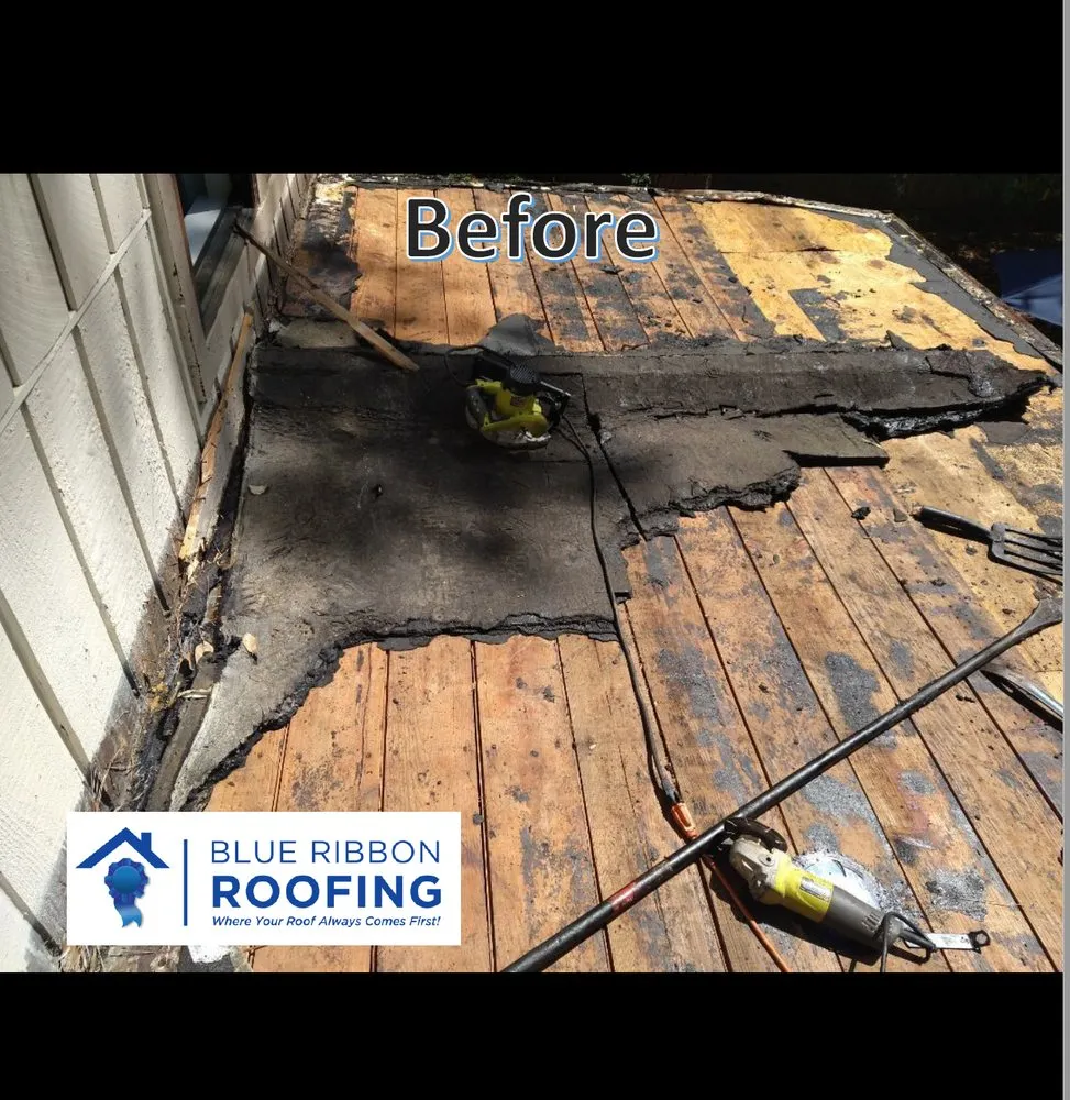 Slide of Blue Ribbon Roofing