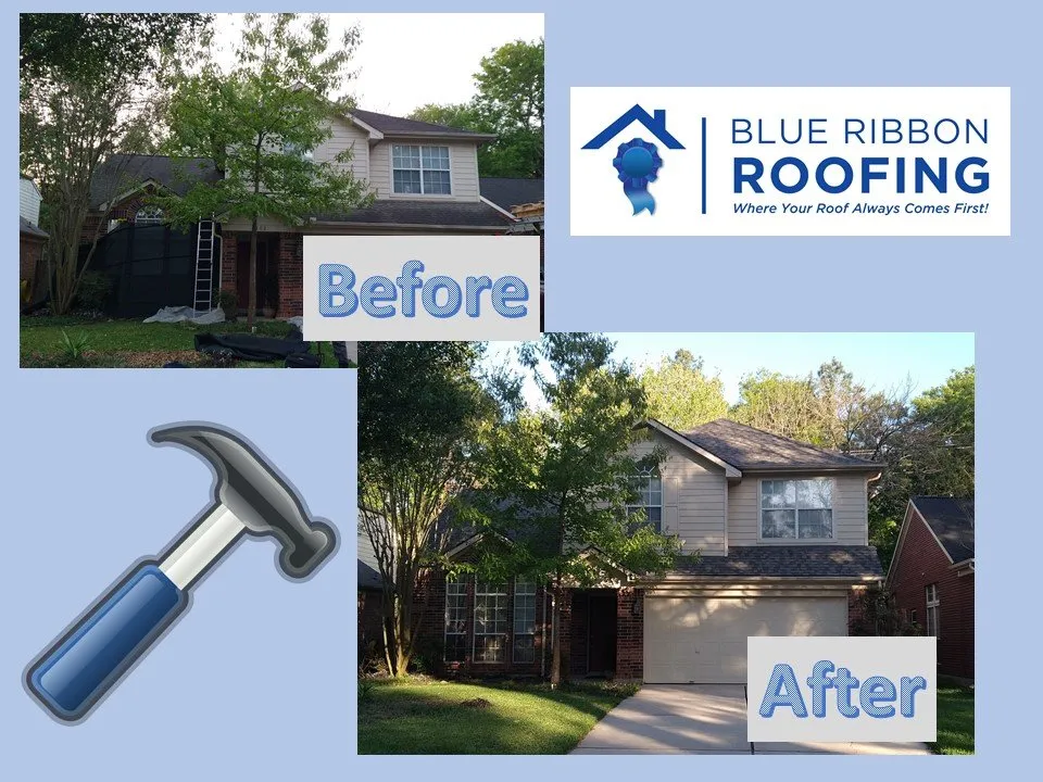 Slide of Blue Ribbon Roofing