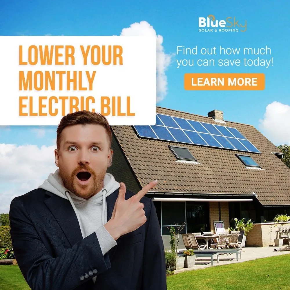 Slide of Blue Sky Solar and Roofing