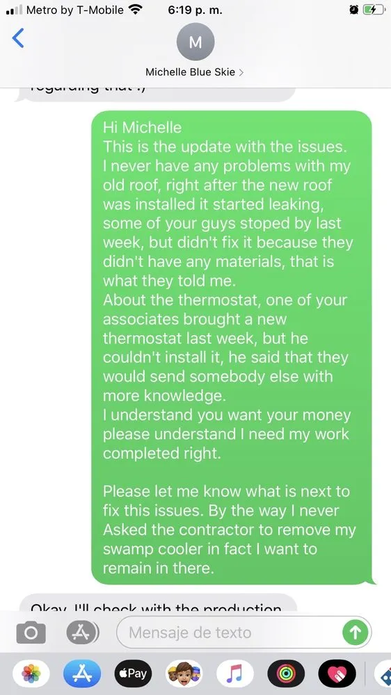 Slide of Blue Sky Solar and Roofing