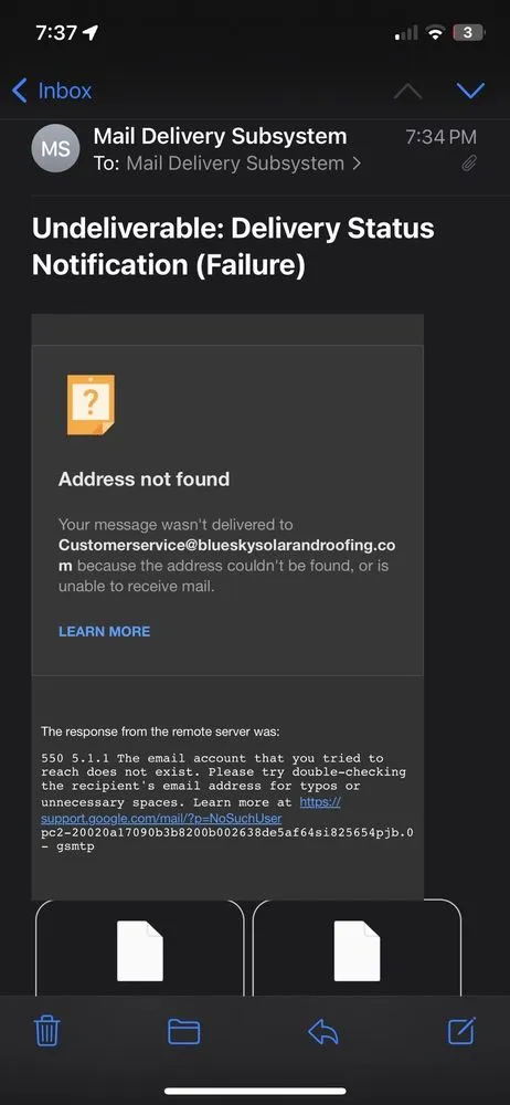 Slide of Blue Sky Solar and Roofing