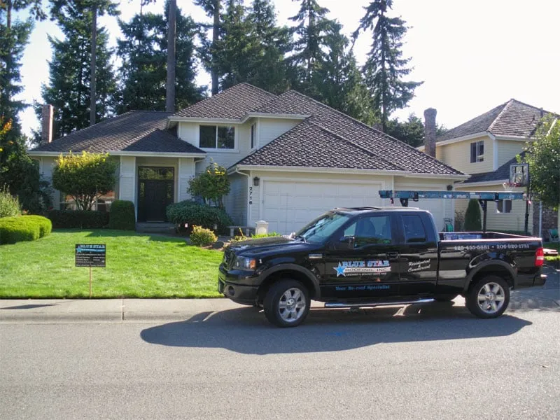 Slide of Blue Star Roofing