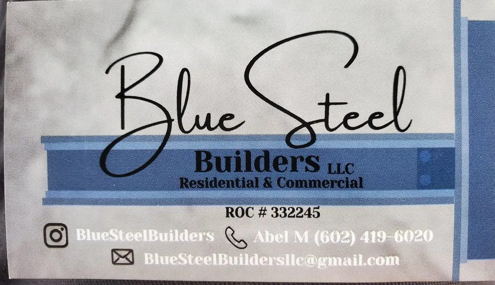 Slide of Blue Steel Builders