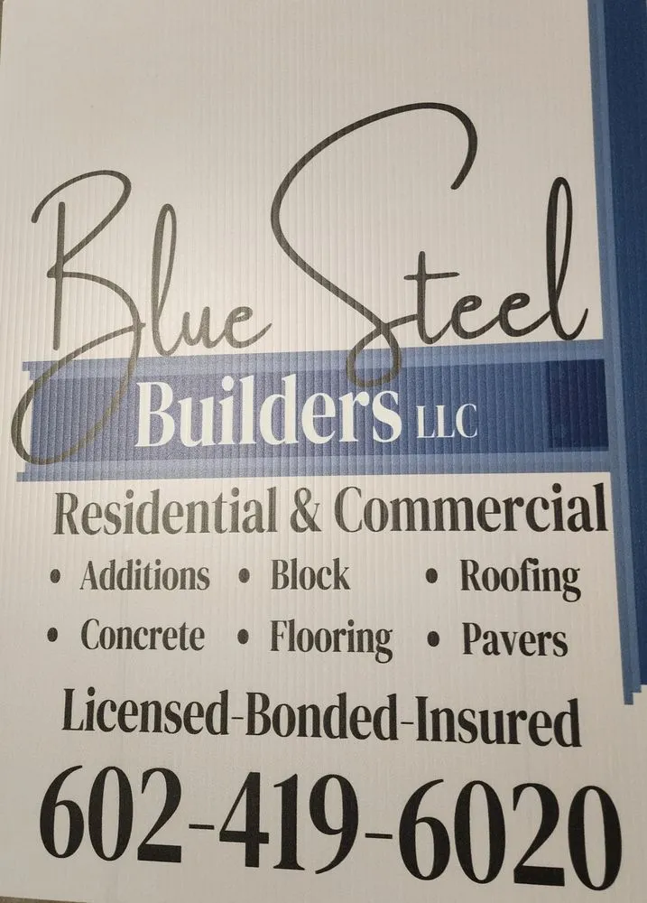 Slide of Blue Steel Builders