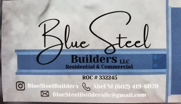 Blue Steel Builders Logo