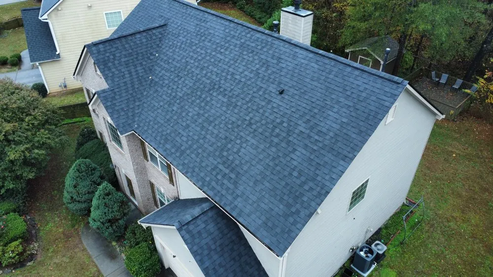 Slide of Blue Wing Roofing