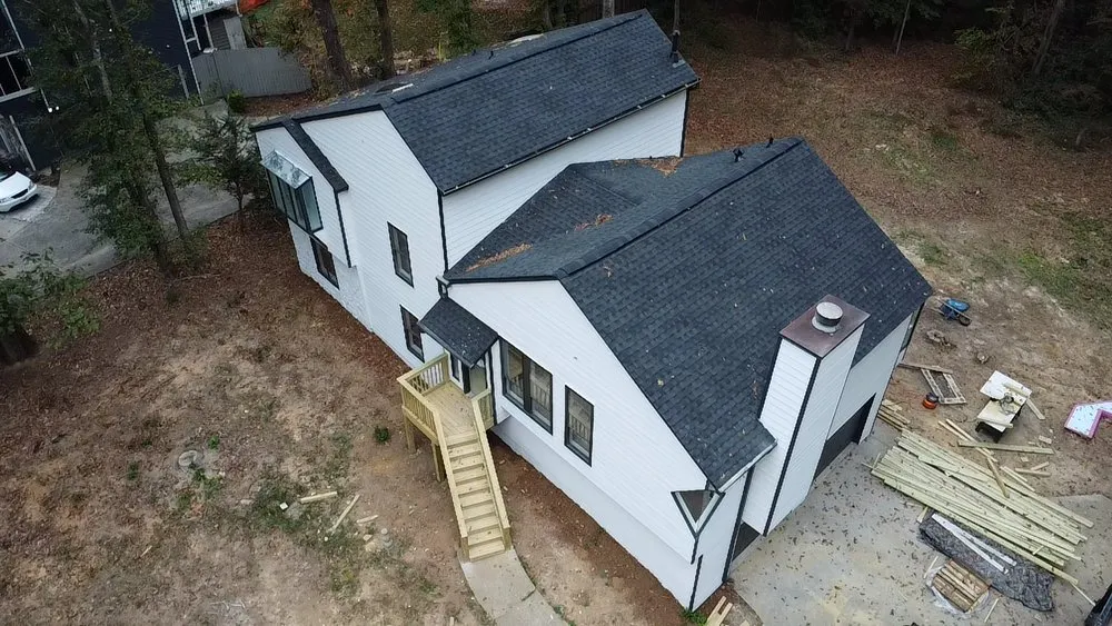 Slide of Blue Wing Roofing