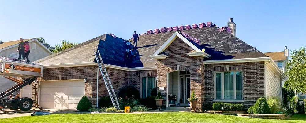 Emergency roof installation with free inspection across St. Peters, MO - Bluebird Construction