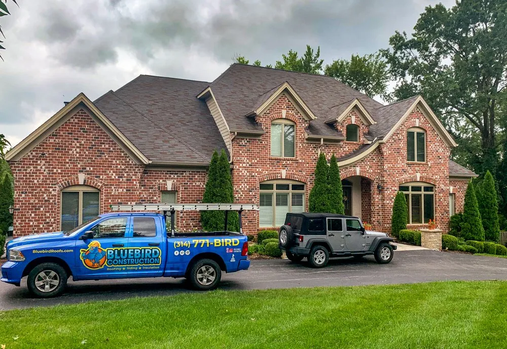 Local roof repair same-day service across St. Peters, MO - Bluebird Construction