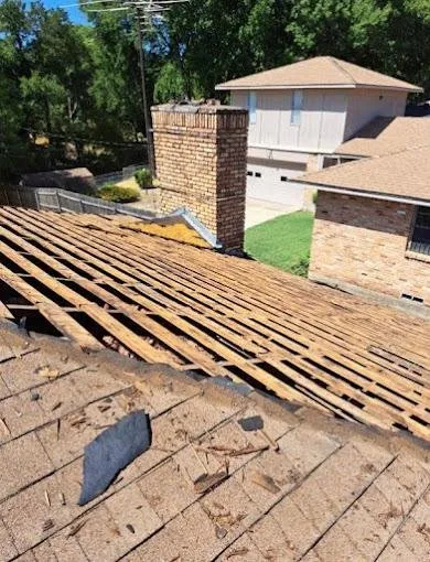 Slide of Bluejay Roofing