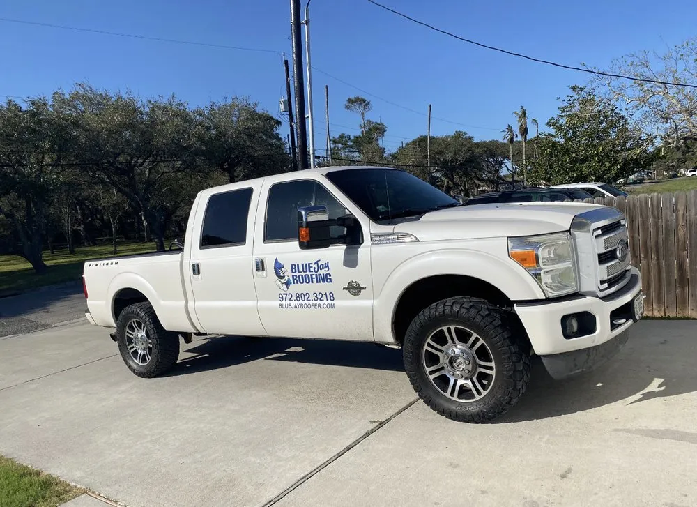 Slide of Bluejay Roofing