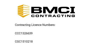 Slide of BMCI Contracting