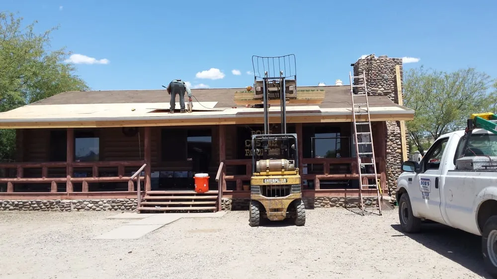 Slide of Bob's Custom Roofing