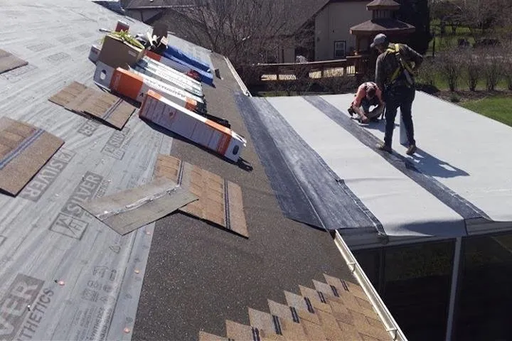 Slide of Bob's Roofing Crew