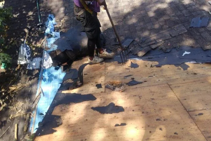 Slide of Bob's Roofing Crew