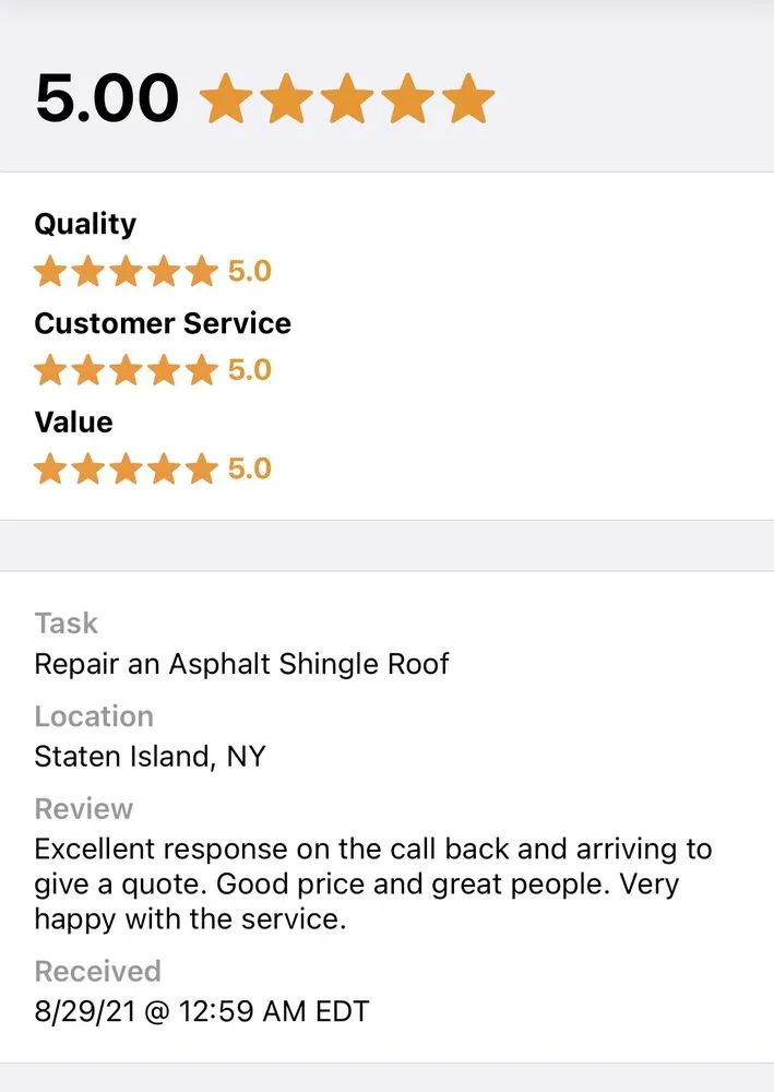 Slide of Bobs roofing