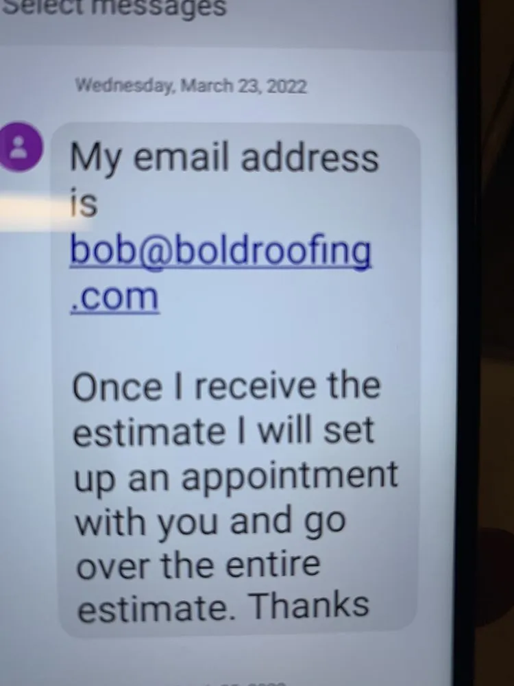 Slide of Bold Roofing