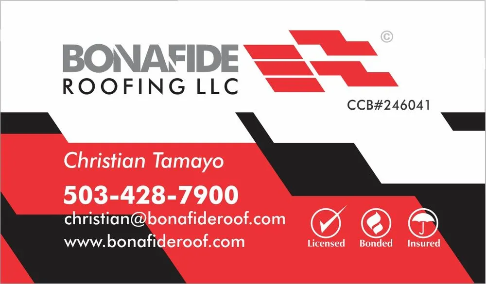 Slide of Bonafide Roofing