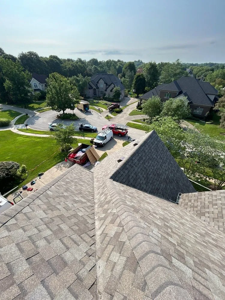Emergency storm damage roof repair in West Chester Township, OH - Bone Dry Roofing