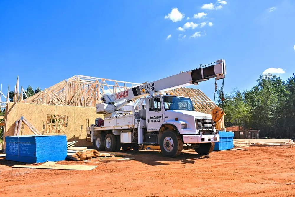 Slide of Boom Truck Rental