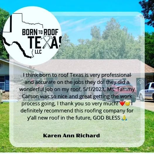 Slide of Born to Roof Texas