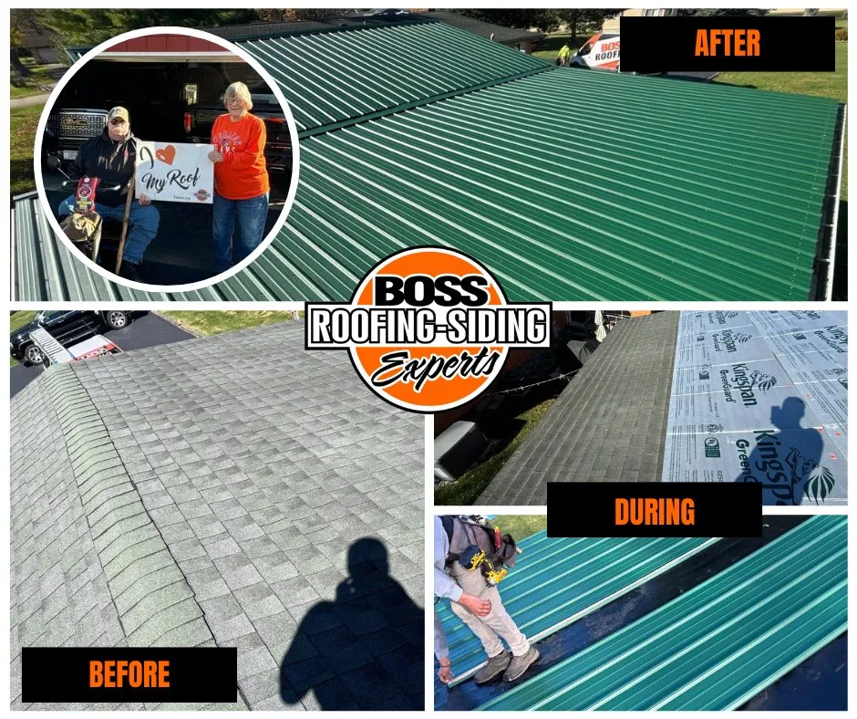 Slide of Boss Roofing - Siding Experts