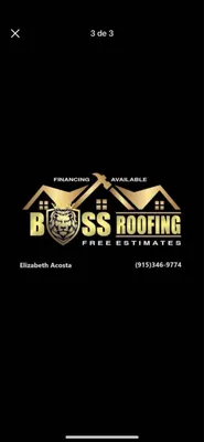 Boss Roofing Logo