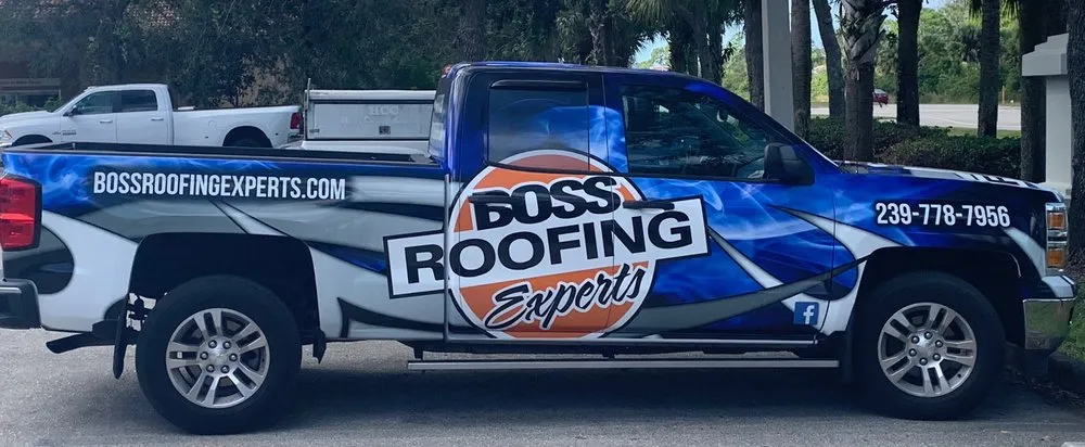 Slide of Boss Roofing Experts