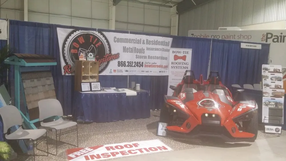 Slide of Bow Tie Roofing Systems