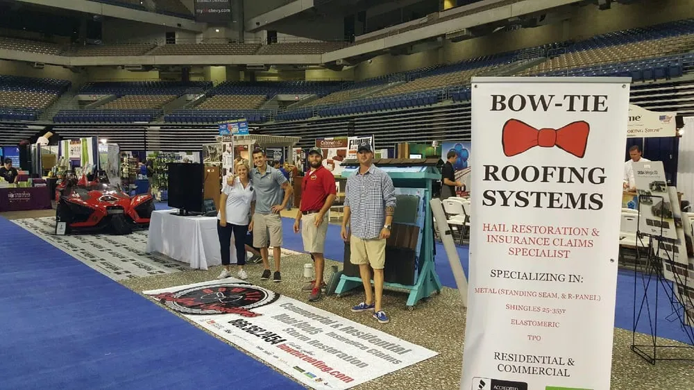 Slide of Bow Tie Roofing Systems