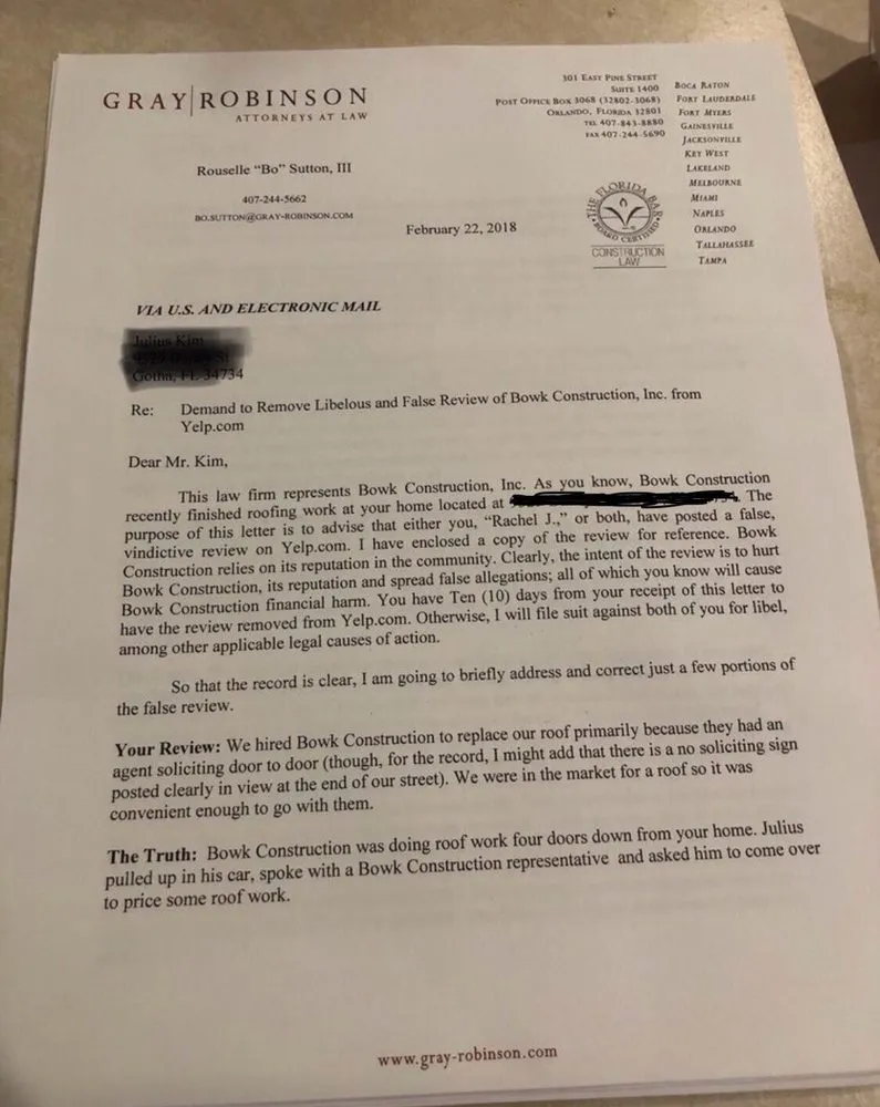 Slide of Bowk Construction