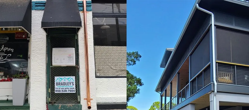 Slide of Bradley's Custom Gutters