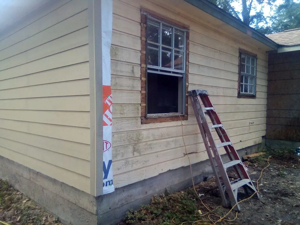 Emergency roof installation after storm damage in Cut and Shoot, TX by Brads mobile home repair
