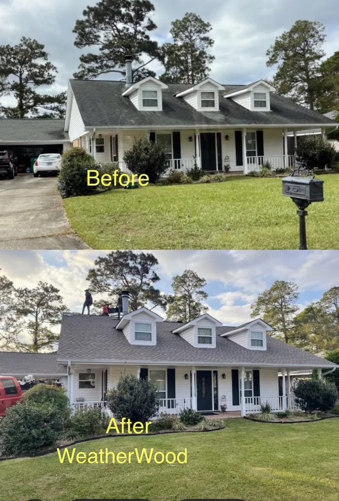 Slide of Brads Roofing