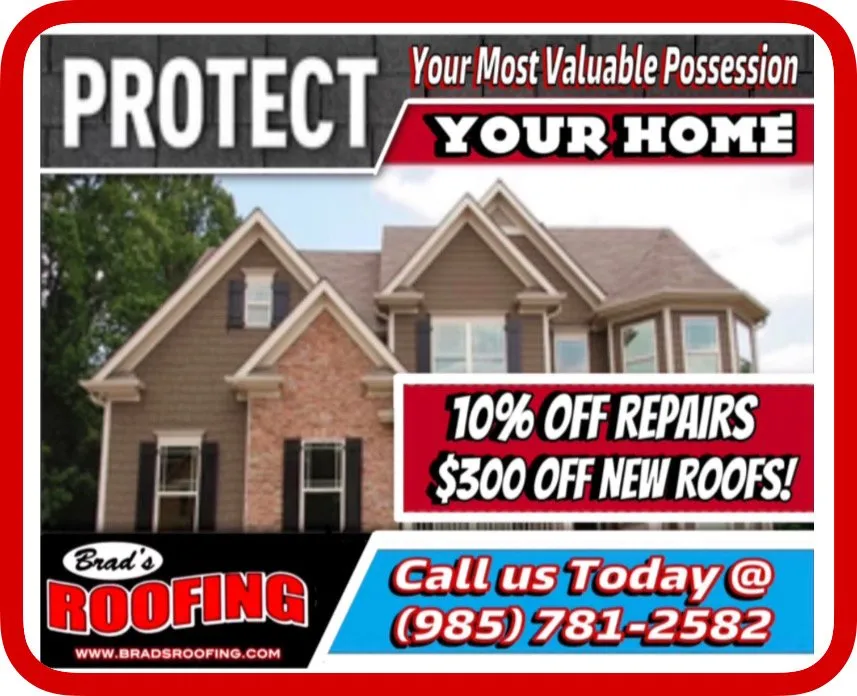 Slide of Brads Roofing