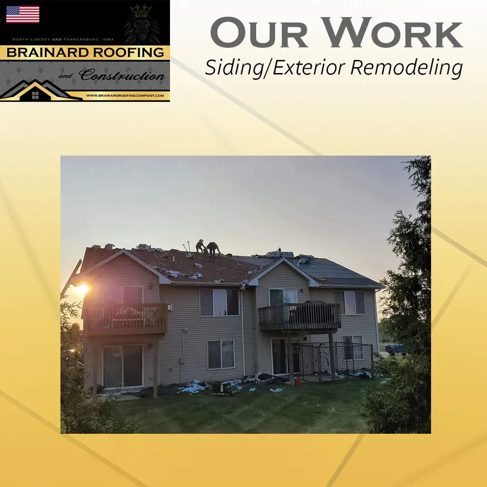 Trusted roof inspection experts serving Farmersburg, IA - Brainard Roofing & Construction Company