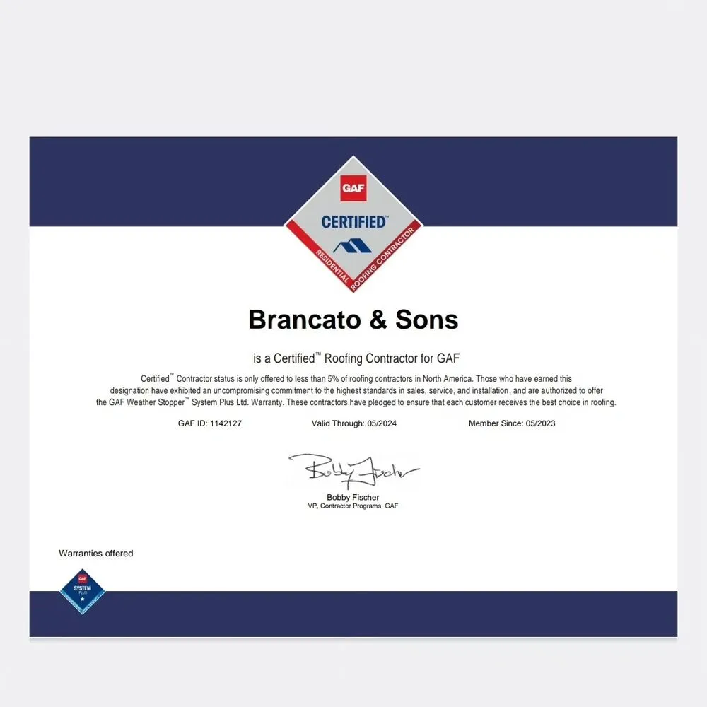 Slide of Brancato And Sons Roofing And Siding