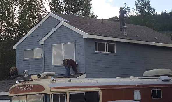 Slide of Breckenridge Roofing General Contractors