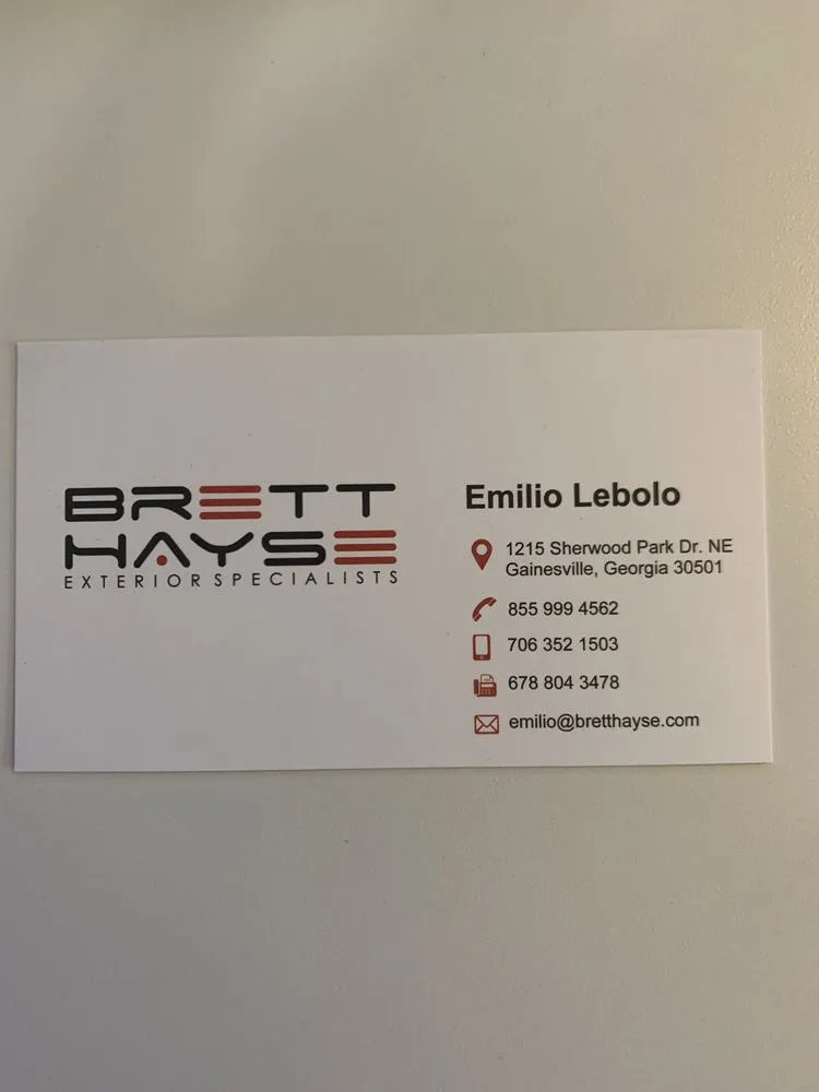 Slide of Brett Hayse Exterior Specialists
