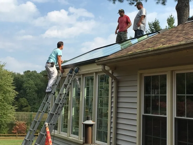Slide of Breyer's Roofing