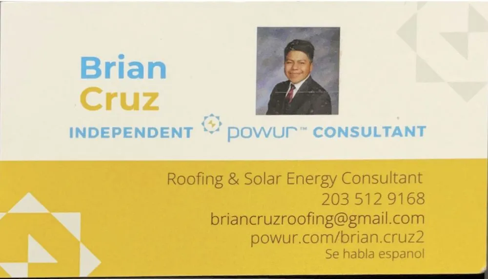 Slide of Brian Cruz- Roofing and Solar
