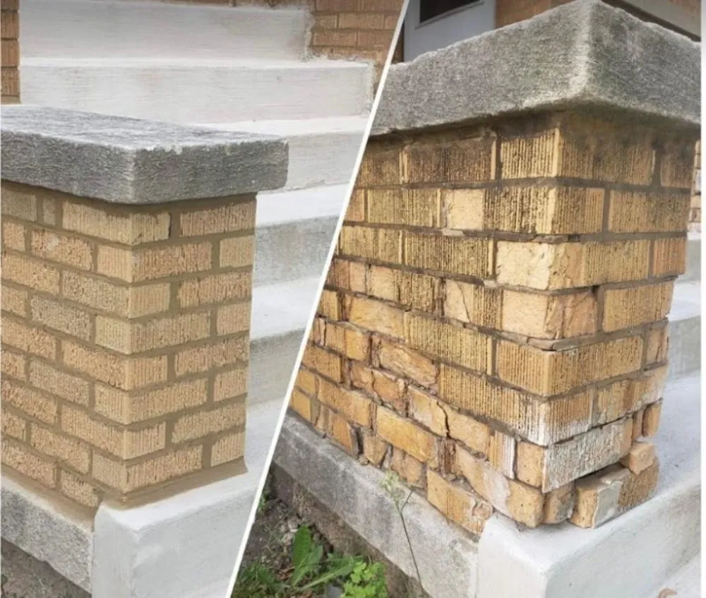 Slide of Bridge Masonry