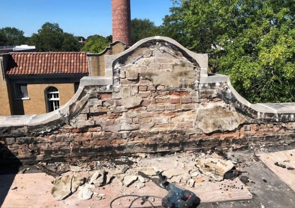 Slide of Bridge Masonry